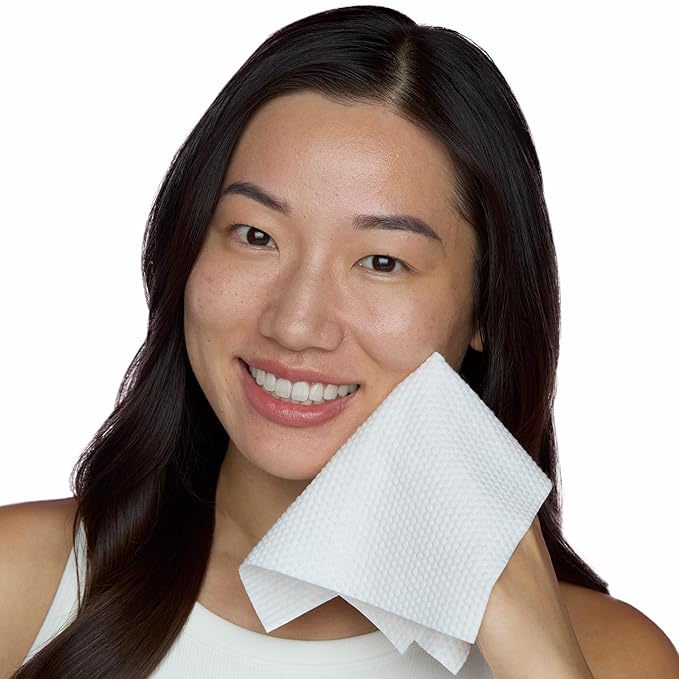 PEACE OUT Silver Shield Face Towels, Disposable Facial Towels - Image 8