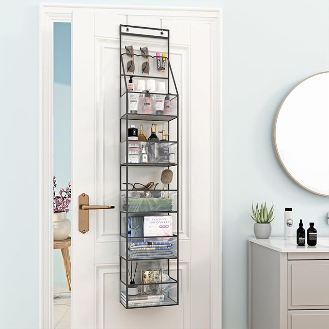 Fixwal 6-Shelf Over The Door Hanging Pantry Organizer Hanging Storage - Image 2