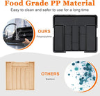 Large Utensil Drawer Organizer Expandable Silverware Organizer - Image 9