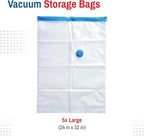 5 Pack Large Vacuum Storage Bags - Image 3