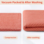 Homaxy 100% Cotton Waffle Weave Kitchen Dish Cloths, Ultra Soft Absorbent Quick - Image 8