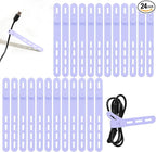 Donruby 24Pcs Silicone Cable Ties by Donruby