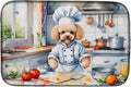 Caroline's Treasures DAC6308DDM Poodle The Chef Dish Drying Mat Absorbent Dish by CarolinesTreasures