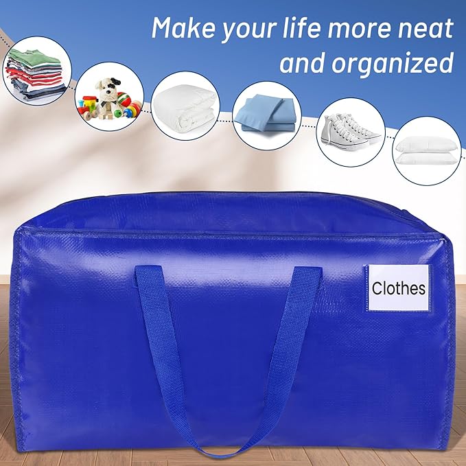 BlissTotes Moving Bags, Heavy Duty Moving Supplies & Storage Bags, Extra Large - Image 4
