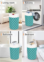 Large Laundry Basket Laundry Hamper Bag Washing Bin Clothes Bag Collapsible Tall - Image 7