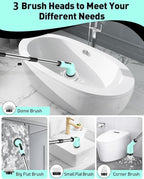 Electric Spin Scrubber for Cleaning Bathroom, Shower Scrubber Cordless Cleaning - Image 4
