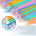 G2PLUS 500PCS Micro Cotton Swabs, Disposable Micro Applicators Brush - Image 3