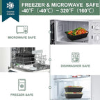 50 Pack Meal Prep Containers 24 oz, Leakproof Plastic Food Storage Containers - Image 4