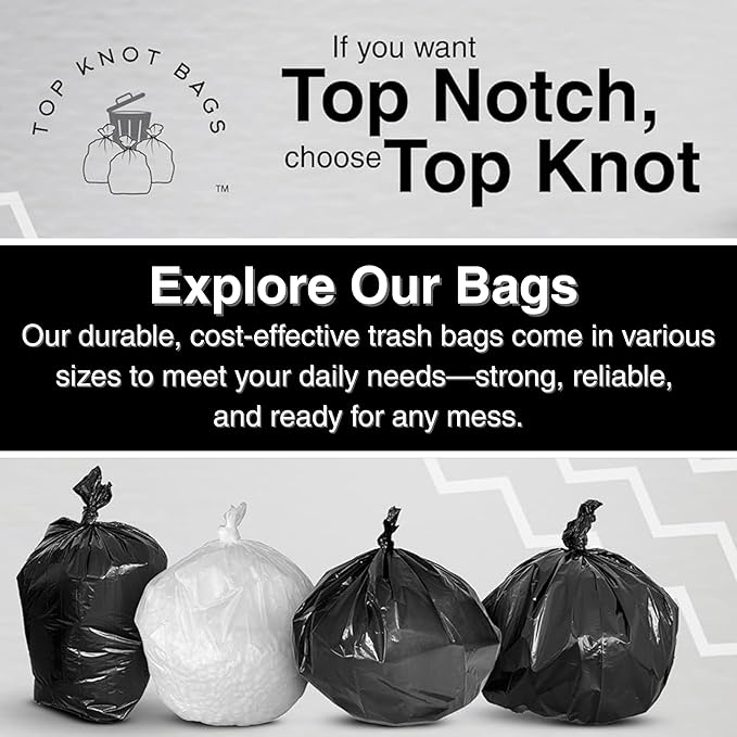 45 Gallon Garbage Trash Bag 40X46" 1.5 Mil Black 100 Count Can Liner Bulk 40 - Image 8