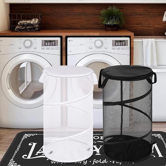 BATTOO 2 Pack Large Collapsible Laundry Basket - Image 7
