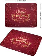 Merry Christmas Drying Mat for Kitchen Counter 18x24 Inch Christmas Dish Mat - Image 2