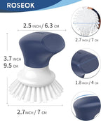 Dish Scrub Brush, Self-Standing Palm Brush - Image 8