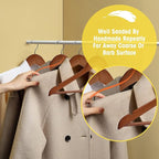 Wooden Hangers - 20 Pack - Clothes Hanger - Image 3