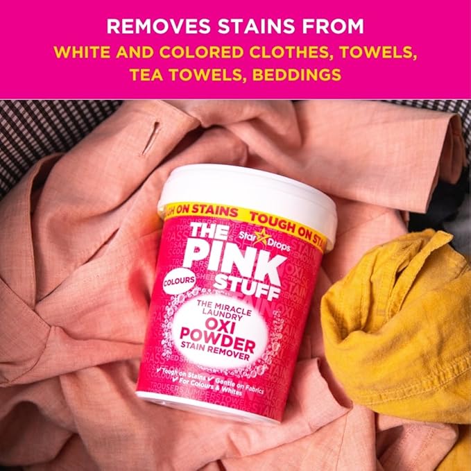 Stardrops The Pink Stuff Miracle Laundry Oxi Powder Stain Remover - Image 7