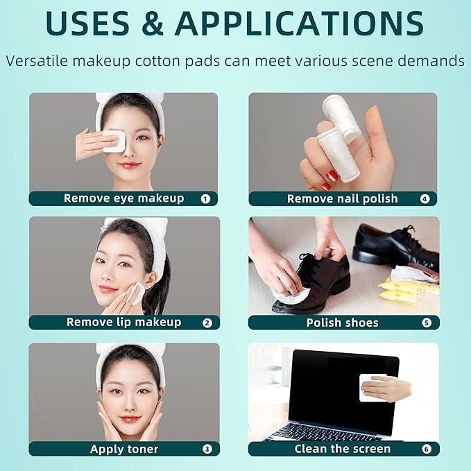 Premium Exfoliating Cotton Pads - Image 5