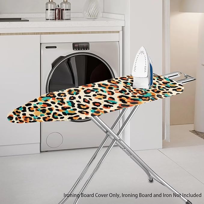 Rainbow Leopard0 Ironing Board Cover and Pad - Image 2