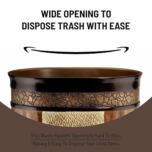 Zahari Home Decorative Trash Can - Image 4
