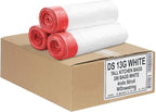 Aluf Plastics Tall Kitchen 13 Gallon Drawstring Trash Bags 0.9 MIL by AlufPlastics