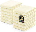 Homaxy 12 Pack Dish Towels for Kitchen, Super Soft and Absorbent Coral Velvet by Homaxy