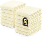 Homaxy 12 Pack Dish Towels for Kitchen, Super Soft and Absorbent Coral Velvet by Homaxy