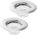 2 Pack - 2.25" Top / 1" Basket- Sink Strainer Bathroom, RV and Lavatory Sink by HilltopProducts