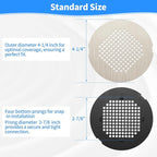 Shower Drain Cover, Shower Drain Hair Catcher Snap-in Replacement Strainer - Image 4