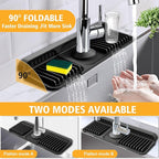 14.6-Inch Kitchen Sink Splash Guard Mat | 7° Slope - Image 5