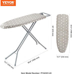 VEVOR Ironing Board with Large 43 x 13 Ironing Surface, Thickened 4 Layers Iron - Image 8