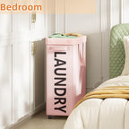 2 Pack Rolling Laundry Basket - Image 7