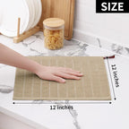 Homaxy 100% Cotton Terry Kitchen Dish Cloths, Ultra Soft and Absorbent Dish - Image 5
