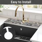 24" X 5.5" Kitchen Sink Splash Guard Faucet Mat Mandala Super Absorbent Fast - Image 5