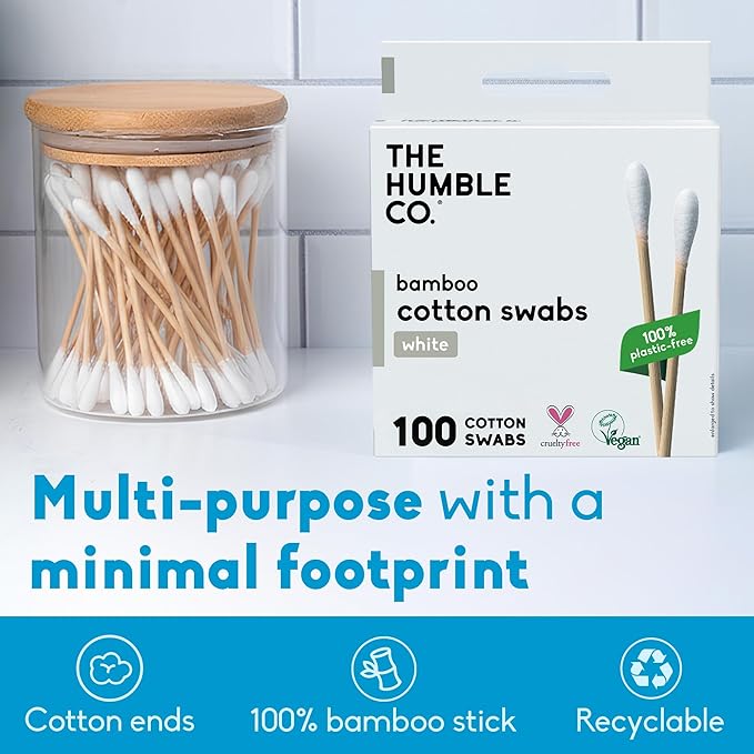 The Humble Co Bamboo Cotton Swabs, Baby Care & Cleaning - Image 3