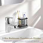 Shinowa Fast-Dry Wall Mounted Toothbrush Holder - Image 2