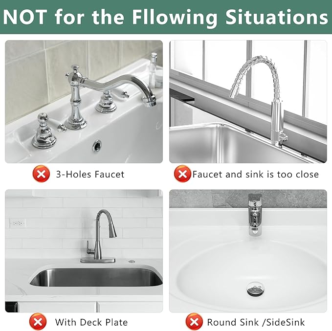 20inch x 4inch Kitchen Sink Faucet Mat, Water Absorbing Stone Faucet Splash - Image 6
