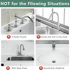 23.6inch x 4inch Kitchen Sink Faucet Mat, Water Absorbing Stone Faucet Splash - Image 6