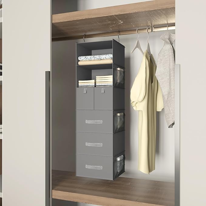 6-Shelves Hanging Closet Organizer - Image 3