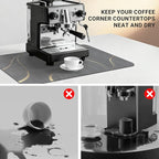 Coffee Bar Mat 20x12 Inch, Absorbent Hide Stain Rubber Backed Dish Drying Mat - Image 5