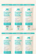 Premium Cotton Rounds, 100% Pure Natural Cotton, Hypoallergenic, Lint Free by Unknown