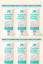 Premium Cotton Rounds, 100% Pure Natural Cotton, Hypoallergenic, Lint Free by Unknown