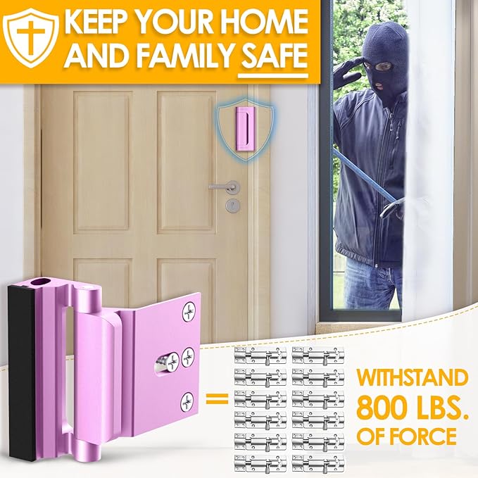 Home Security Door Lock Door Reinforcement Lock Door Locks - Image 2