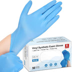 Schneider Vinyl Synthetic Exam Gloves, 4 Mil, Latex Free Disposable Gloves by Schneider