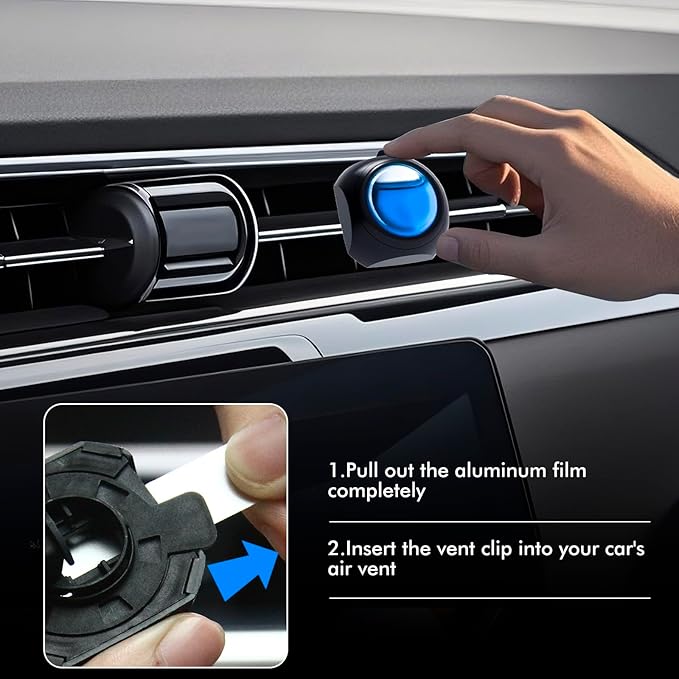 Car Air Freshener Vent Clips, 12 Pack, 6 Ocean, 6 Hawaiian, Provides - Image 5