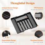 Lifewit Silverware Drawer Organizer, Expandable Utensil Tray - Image 2