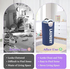 95L Collapsible Laundry Baskets - Image 6