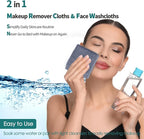 Wash Cloths 12 Pack, Reusable Makeup Remover Towel, Super Soft and Gentle Face - Image 2