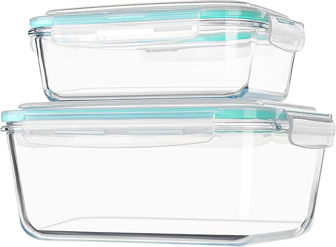 Vtopmart 122oz+50oz Large Glass Food Storage Containers - Image 8