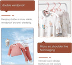 Baby Nursery Closet Hangers, Ultra Thin Non-Slip and Extendable Laundry Infant - Image 4