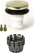 PF0936-PB Toe Touch Bath Tub/Bathtub Drain Stopper Includes 3/8" and 5/16" by PermaFLOW
