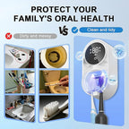 Toothbrush Holder and Cleaner Razor Holder/Dryer Light Cleaning and Air Drying - Image 4