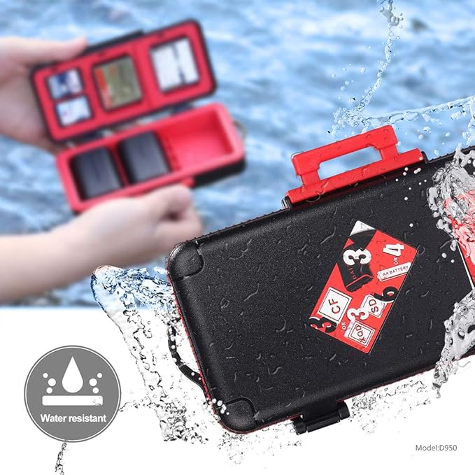 LENSGO Camera Battery Memory Card Case, Memory Card Hard Protector Case - Image 6
